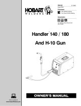 Hobart Welding Products HANDLER 180 AND H-10 GUN Manuel utilisateur