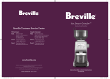 Breville THE SMART GRINDER BCG800XL Manuel utilisateur