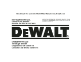 DeWalt DW898 Manuel utilisateur