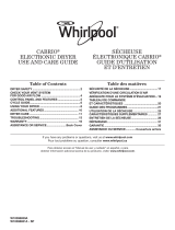 Whirlpool WED8200YW Manuel utilisateur