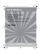 Dynex DX-CR501 - 5-in1 Memory Card Reader/Writer Manuel utilisateur