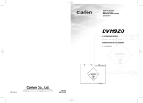 Clarion DVH920 Le manuel du propriétaire