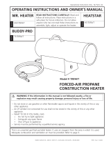 Mr. Heater HEATSTAR 170FAVT Mode d'emploi