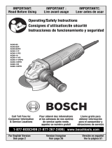 Bosch Power Tools AG50-11VSPD Manuel utilisateur