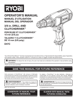 Ryobi D47C Manuel utilisateur