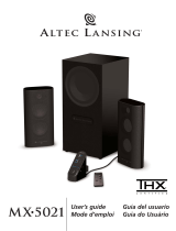 Altec Lansing THX MX5021 Manuel utilisateur