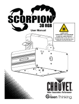Chauvet Scorpion Scan 3D EU Manuel utilisateur