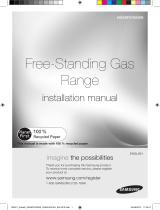 Samsung NX583G0VBWW Guide d'installation