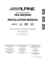 Alpine PKG-RSE3DVD Le manuel du propriétaire