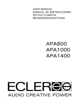 Ecler PAM1000 Manuel utilisateur