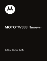 moto W388 Mode d'emploi