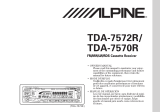 Alpine TDA-7572R Le manuel du propriétaire