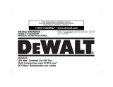 DeWalt DCG412P2DCB206 Manuel utilisateur