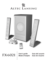 Altec Lansing FX6021 Le manuel du propriétaire