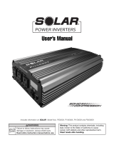 Solar PI10000X Manuel utilisateur