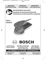 Bosch ROS10 Manuel utilisateur