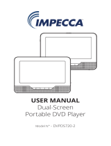 Macrovision Corporation Dual Screen Portable DVD Player Manuel utilisateur