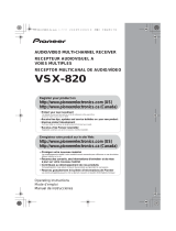 Pioneer VSX-820-K Le manuel du propriétaire