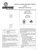 Empire DVC-35-1SPP Le manuel du propriétaire