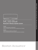 Boston Acoustics MC100 Blue Manuel utilisateur