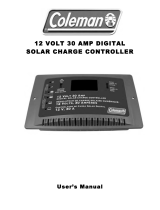 Sunforce 30 Amp, 12-Volt Digital Solar Charge Controller Manuel utilisateur