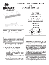 Empire Heating Systems DV-20E-5 Le manuel du propriétaire