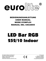 EuroLite LED Bar 2 RGBA 252/10 Manuel utilisateur