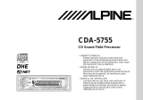 Alpine CDA-5755 Le manuel du propriétaire