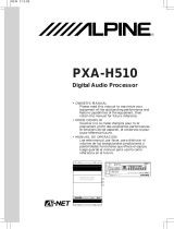 Alpine PXA-H510 Le manuel du propriétaire