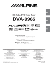Alpine DVA9965 Le manuel du propriétaire
