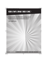 Dynex DX-CMBOSLM - Slim USB 2.0 CDRW/DVD Combo Drive Manuel utilisateur