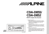 Alpine CDA-D852 Le manuel du propriétaire