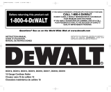 DeWalt DC614 Manuel utilisateur