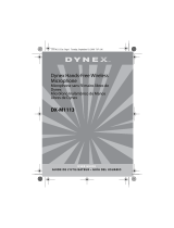 Dynex DX-M1113 - Hands-Free Wireless Microphone Manuel utilisateur