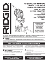 RIDGID R2401 Mode d'emploi