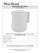 West Bend Electric Hot Pot Manuel utilisateur
