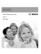 Bosch HMT8720 Guide d'installation