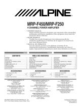 Alpine MRP-F450 Le manuel du propriétaire