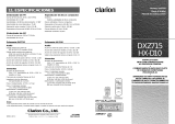 Clarion DXZ715 Manuel utilisateur