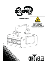 Chauvet Scorpion Dual Laser Effect Light Manuel utilisateur