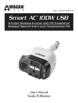 Wagan Smart AC Inverter 100 USB Manuel utilisateur