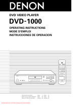 Denon DVD-1000 Mode d'emploi