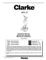 Clarke BOS-18 Manuel utilisateur