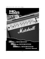 Marshall Amplification MG15 - AUTRE Manuel utilisateur