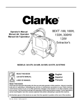 Clarke 04147R Manuel utilisateur