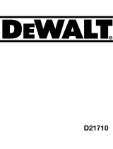 DeWalt D21710 Manuel utilisateur