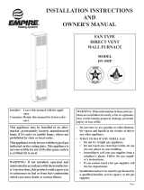 Empire Heating Systems DV-55IP Le manuel du propriétaire