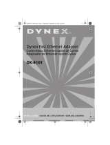 Dynex TARJETA PC CARD DE RED DX-E201 Manuel utilisateur