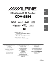 Alpine cda-9884 Manuel utilisateur