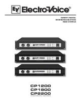 Electro-Voice Compact Precision CP1200 Le manuel du propriétaire